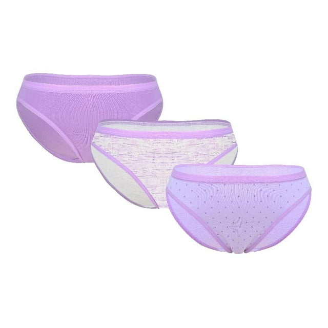Bikini Hanes Panties para Mujer, Multicolor Cotton Stretch1 Paquete con 3 Piezas Talla 8