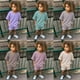 thumbnail image 2 of Chándal de 2 piezas para niños, conjuntos de ropa deportiva para bebés, conjuntos de ropa, camiseta, pantalones cortos, conjunto de verano para niñas pequeñas, 2 of 4