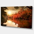 thumbnail image 2 of Coucher de Soleil Coloré sur Rivière - Impression sur Toile Paysage, 2 of 3