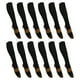 thumbnail image 1 of Calcetines de compresión Unique Bargains 6 pares de cobre color negro L/XL, 1 of 7