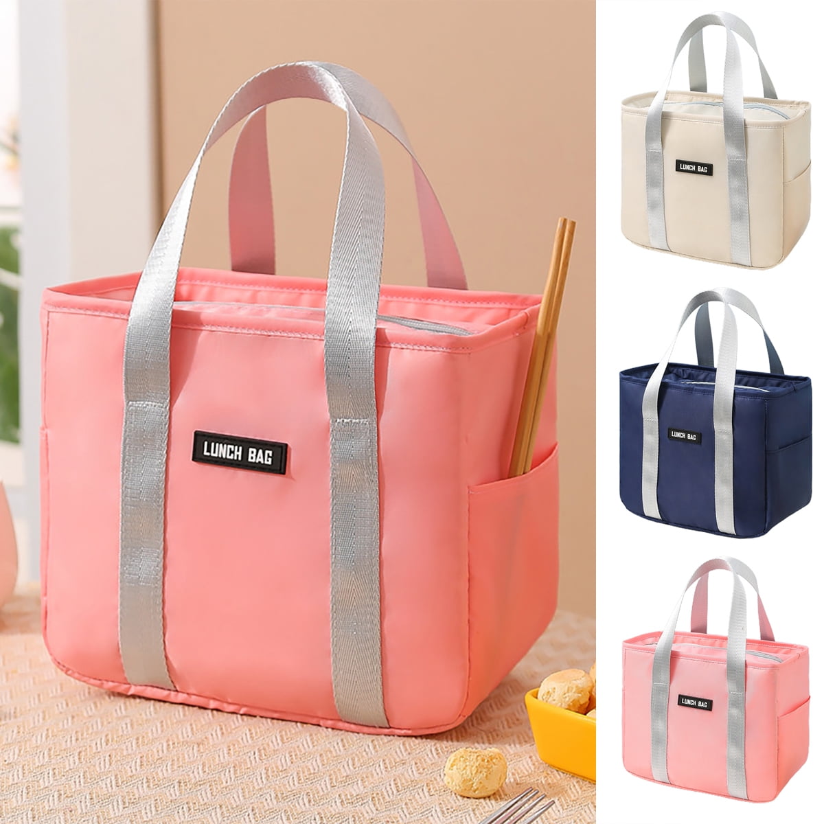 Top&Top Insulated Lunch Box Set and Cooler Bag for Men, Women (Tote Lunch  Bag Includes 3 Reusable Me…See more Top&Top Insulated Lunch Box Set and