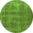 thumbnail image 1 of Ahgly Company Indoor Round Oriental Green Industrial Area Rugs, 8' Round, 1 of 4