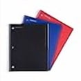 thumbnail image 3 of Mintra Office Durable Spiral Notebooks, 3 Subject (aBlack, Blue, Red, Wide Ruled 3pk), 3 of 4