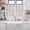thumbnail image 2 of Vintage Botanical Kitchen Curtains Short 45 Inch Length, Birds Branch Watercolor Floral Grommet Top Bedroom Living Room Curtains, Light Filtering Cafe Curtain Drapes 2 Panels Set 84''x45'', 2 of 9