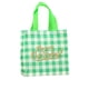 thumbnail image 2 of Bolsa de Regalo Navideña de Tela No Tejida | Plegable E Impermeable | Estampado de Papá Noel y Copos de Nieve | Verde | 20 X 20 X 9 Cm | Reutilizable | Ideal para Regalos Pequeños, 2 of 6