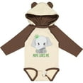 thumbnail image 3 of Inktastic Mimi Loves Me- Cute Elephant Boys or Girls Long Sleeve Baby Bodysuit, 3 of 5