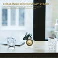 thumbnail image 2 of 15pcs Coin Display Stand Triangular Coin Storage Rack Commemorative Coin Shelf, 2 of 9