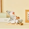 thumbnail image 1 of Christmas Decorations Santa Sleigh Cart Small Christmas Toys Adornment Colorful Ornament Set Keepsake Christmas Ornament Smart Ornament Ornament Exchange Christmas Snowflake Ornament Pretty Christmas, 1 of 3