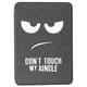 thumbnail image 1 of Funda para Kindle Paperwhite 2018 (4.ª generación), ultradelgada y ligera, de cuero (No me toques), 1 of 14