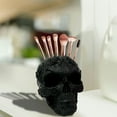 thumbnail image 3 of Halloween Makeup Brush Holder Gothic with Storage Creepy Cosmetics Organizer for Vanity Table Party Decoration, 3 of 5