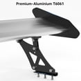 thumbnail image 6 of Mad Hornets 135cm Universal Hatch Adjustable Aluminum GT Rear Trunk Racing Spoiler Wing SIL, 6 of 12
