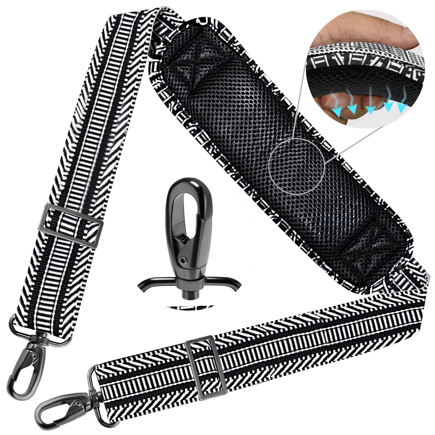 Shoulder Strap 78" Universal Handbag Strap with Ultrathick Fixed