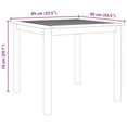 thumbnail image 4 of vidaXL 5 Piece Garden Dining Set Solid Wood Acacia, 4 of 5