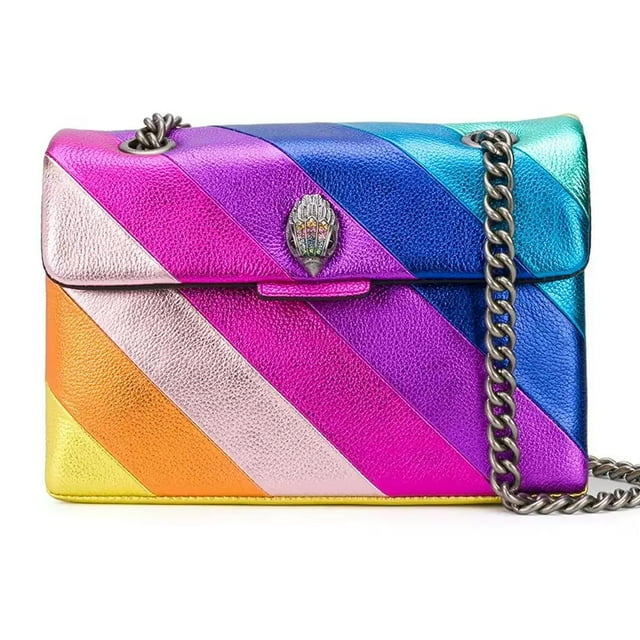 Kurt Geiger London Big Kensington bolso solapa de bolsillo para mujeres con parche de cuero para hombros