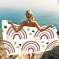 thumbnail image 6 of Yika Beach Blankets Beach Towel Microfiber Beach Towel Super Lightweight Colorful Bath Towel Sandproof Beach Blanket Multi-Purpose Towel For Travel Swimming Pool 30x60, 6 of 7