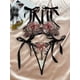 thumbnail image 3 of Conjunto de lencería con bordado de mariposas, sujetador de malla sin forro y tanga de tiras, lencería y ropa interior sexy para mujer, 3 of 5