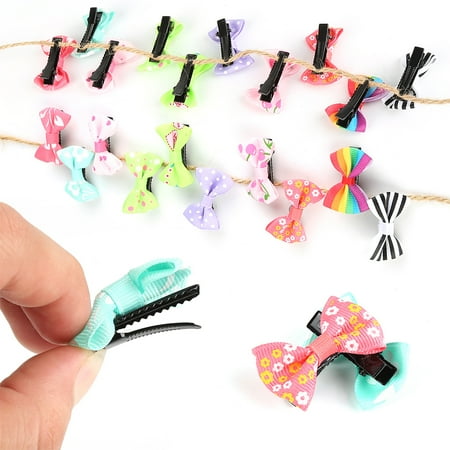 Oobest 10pcs Lot Hair Clips Fashion Girls Kids Candy Color Dot