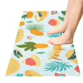 thumbnail image 6 of Bath Mat Soft Plush Non-Slip Absorbent Bathroom Rugs 39"x20" Hat Sunglasses Leaf Pineapple, 6 of 8