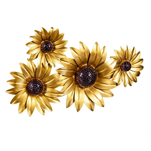 Metal Sunflower Outdoor Wall Décor