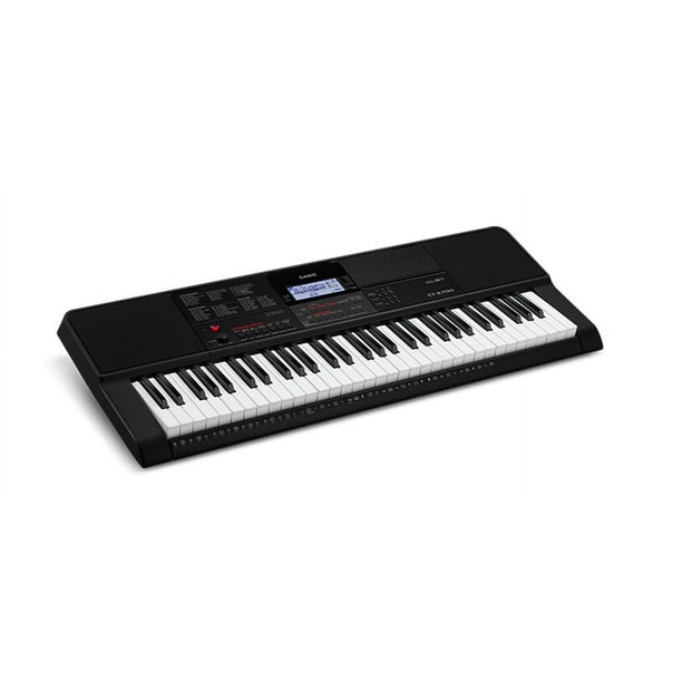 Casio CT-X700 Portable Keyboard, 61-Key Touch Sensitive, Power 