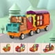 thumbnail image 2 of Bloques de construcción de azulejos magnéticos BUBUQE con juego de tren para 4 coches, 2 of 9