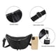 thumbnail image 3 of Bolso De Hombro Bolso de pecho para mujer, correa ajustable para el hombro, monedero para niñas de color sólido (negro), 3 of 8