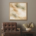 thumbnail image 3 of Framed Canvas Print Neutral Abstract Wall Art Modern Minimalist Decorative for Living Room Bedroom - 24"x24" NATURAL, 3 of 8