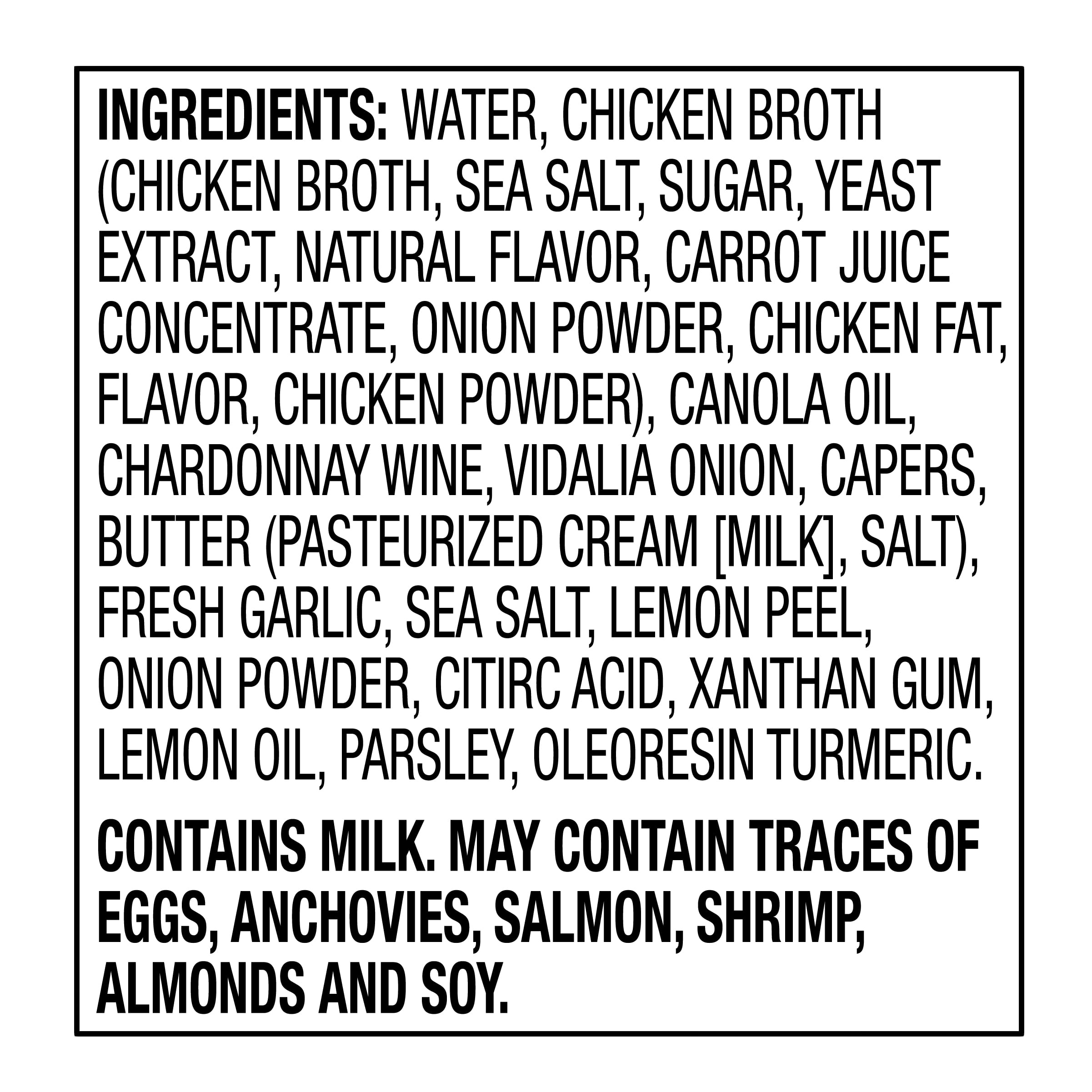 Great Value Lemon Piccata Cooking Sauce, 14.8 oz