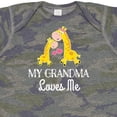 thumbnail image 4 of Inktastic Grandma Loves Me Girls Giraffe Granddaughter Girls Baby Bodysuit, 4 of 5