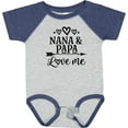 thumbnail image 3 of Inktastic Nana Papa Love Me Grandchild Boys or Girls Baby Bodysuit, 3 of 5
