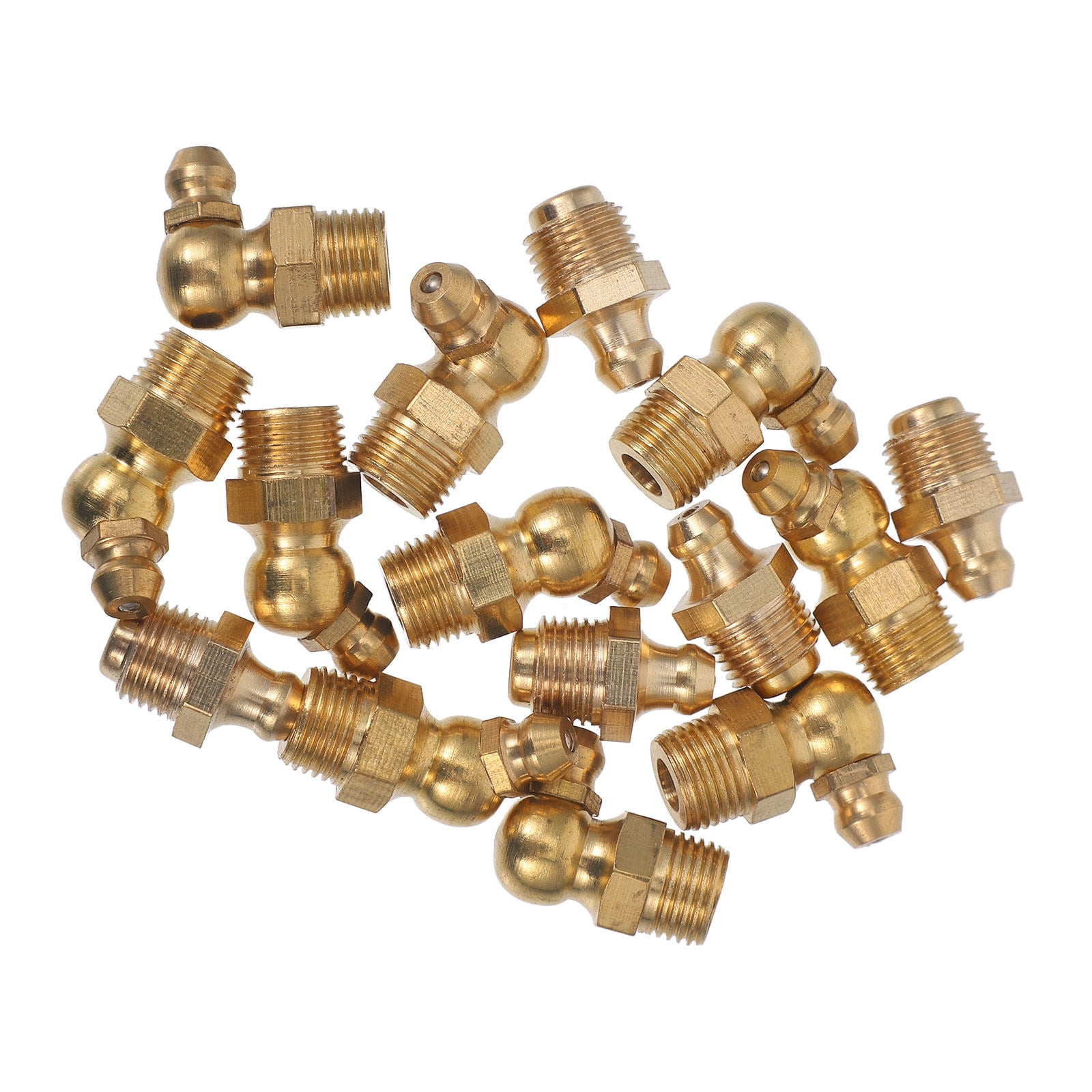 SEWCHICS Brass Grease Fitting Assortment 60Pieces for Mechanics Practical Design