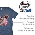 thumbnail image 6 of Women Teen Leopard Print Mickey Ears with Flowers Shirt Floral Adult Women Ladies Boho Character Tshirt (Medium, Navy), 6 of 7