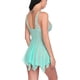 thumbnail image 3 of Camisón de perspectiva de vestido de ropa de dormir de encaje floral sexy para mujer, verde, M Inevent XX000215-09, 3 of 7