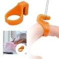 thumbnail image 3 of Hearth & Gear Sewing Ring Cutter Rice Dumpling Cutter Finger Ring Cutter Ring Cutter Cutting Thread Sewing Thread Cutter Ring Finger Cutting Tool Craft Storage Containers Stationery Organizer Clear, 3 of 7