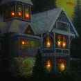 thumbnail image 3 of LED Lighted Victorian Christmas at Sunset Canvas Wall Art 15.75" x 19.5", 3 of 3