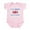 Petal Pink, variant on CafePress - Born American, British By Hea Infant Creeper - Baby Light Bodysuit, Size Newborn - 24 Months