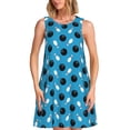 thumbnail image 1 of Disketp Bowling Balls para Vestido sin Mangas para Mujeres, Vestidos de Verano para Mujeres, Casual y Holgado para la Playa, 1 of 7