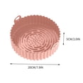 thumbnail image 3 of TIMIFIS Silicone Air Fryer Liner,Air Fryer Silicone Pot Set for Ninjas Dual Air Fryer,Reusable Air Fryer Silicone Baking Tray,Air Fryer Basket for Instant Air Fryer, 3 of 5