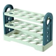 thumbnail image 2 of Egg Holder High Capacity Flip-up Design Space-saving with Carrying Handle 3 Layer Fresh-Keeping Refrigerator Egg Tray Kitchen Accessories, 2 of 8