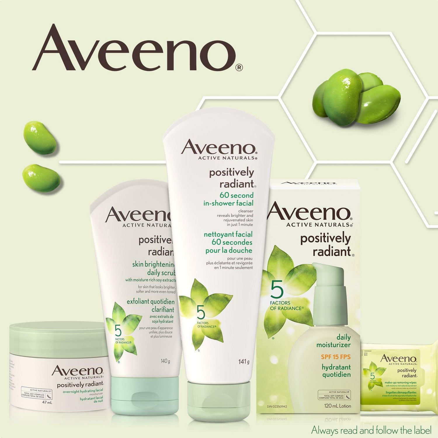Aveeno Face Moisturizer SPF 15, Positively Radiant Facial Cream