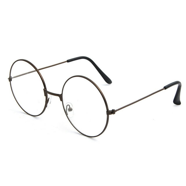 Trayknick Vintage Femmes Hommes Rond Cercle Métal Lunettes Optiques Monture de Lunettes