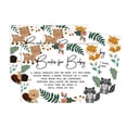 thumbnail image 1 of Inkdotpot 30Jungle Animals Gender Neutral Baby Shower Book Request Cards Bring A Book Instead Of A Card Baby Shower Invitations Inserts Games, 1 of 6