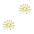 thumbnail image 1 of mmirethe 12 Pcs Miniature Plates Elegant Appearance Mini House Kit Fork Exquisite Tableware Model Minihouse Accessory Meaningful Gift B-Gold 2Set, 1 of 6