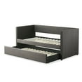 thumbnail image 2 of Lexicon Therese Fabric Daybed with Trundle in Gray, 2 of 10