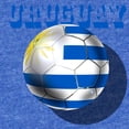 thumbnail image 2 of CafePress - Uruguay Soccer Ball - Cute Infant Baby Football Bodysuit, 2 of 3