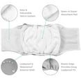 thumbnail image 2 of VIVEFOX Reusable Washable Male Dog Diapers, Belly Bands for Male Dogs Wraps(3 Pack), Reusable Doggy Puppies Nappies(Gray S), 2 of 7