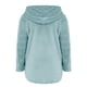 thumbnail image 4 of Puntoco Mujer Moda Botón Felpa Tops Con Capucha Suelta Cárdigan Lana Abrigo Chaqueta De Invierno Puntoco Puntoco-1, 4 of 4