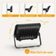 thumbnail image 5 of Reflector Led 30w Slim Ip65 Negro Exterior Luz Blanco Frio, 5 of 7