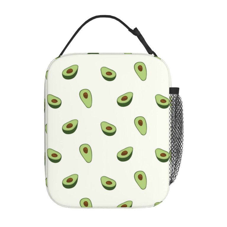 Insulated Durable Lunch Bag - Reusable Meal Tote with Handle and Pockets (Llama)