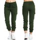 thumbnail image 1 of Pantalones Cargo Ajustados de Verano para Mujer Pantalones Informales con Cordón Elástico de Talle Alto para Exteriores con Múltiples Bolsillos ANGGREK  Otros, 1 of 6